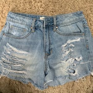 Pac Sun Distressed Shorts